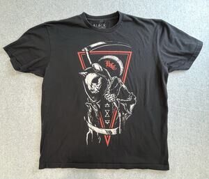 BLACK CRAFT CULT CAT REAPER T Shirt Sz XL